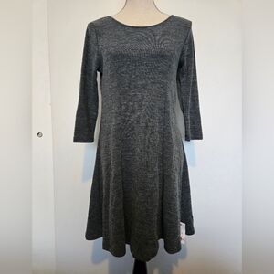 NWT Medium Everly Olive Green Gray Shift Dress
